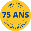 Voyages Bergeron 75 Years Badge